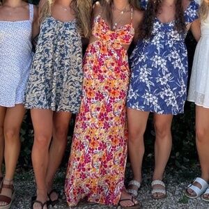 SHEIN Red/orange/yellow dress